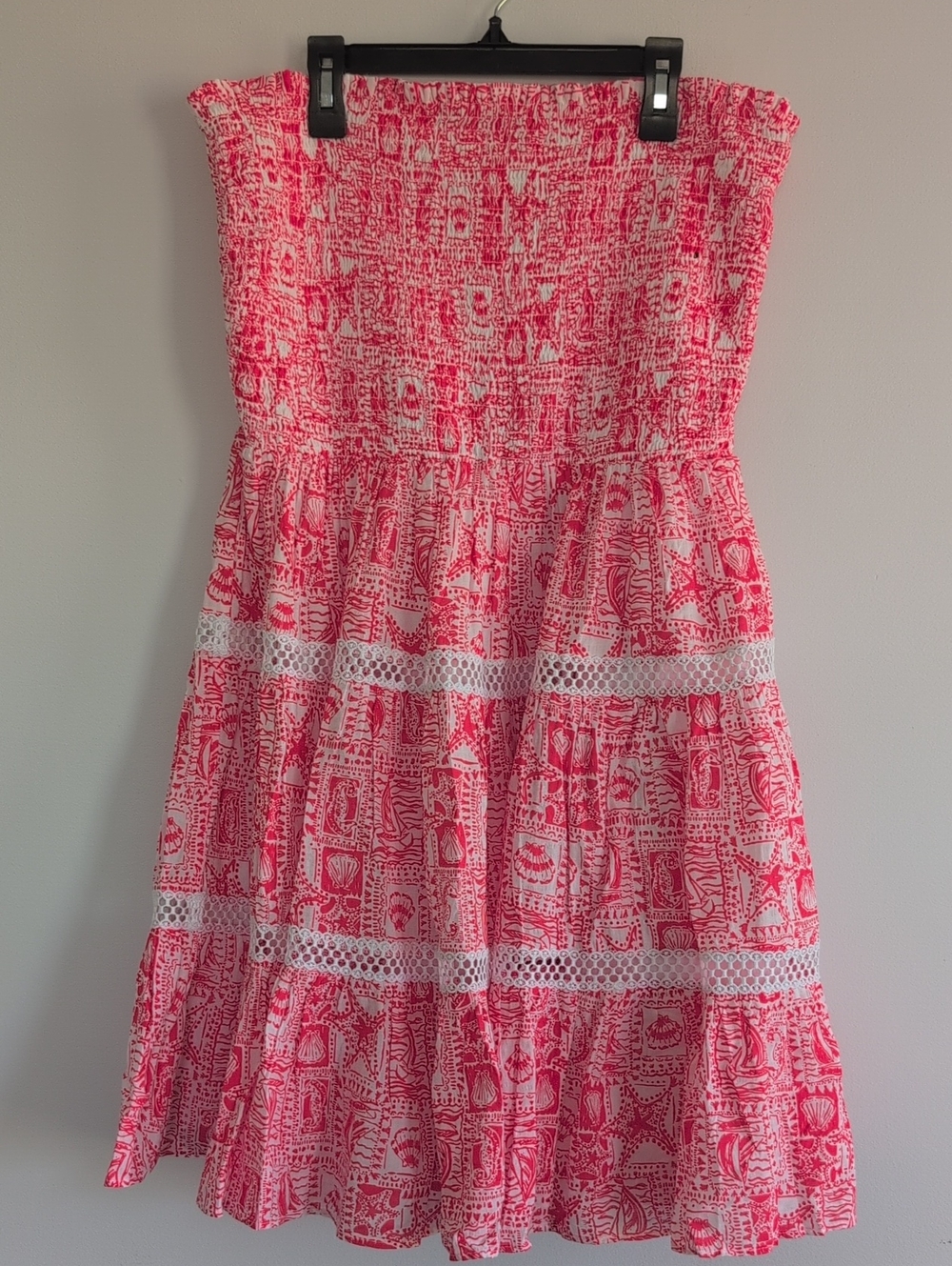 NWT Lilly Pulitzer Kelvina Strapless Smocked Dress